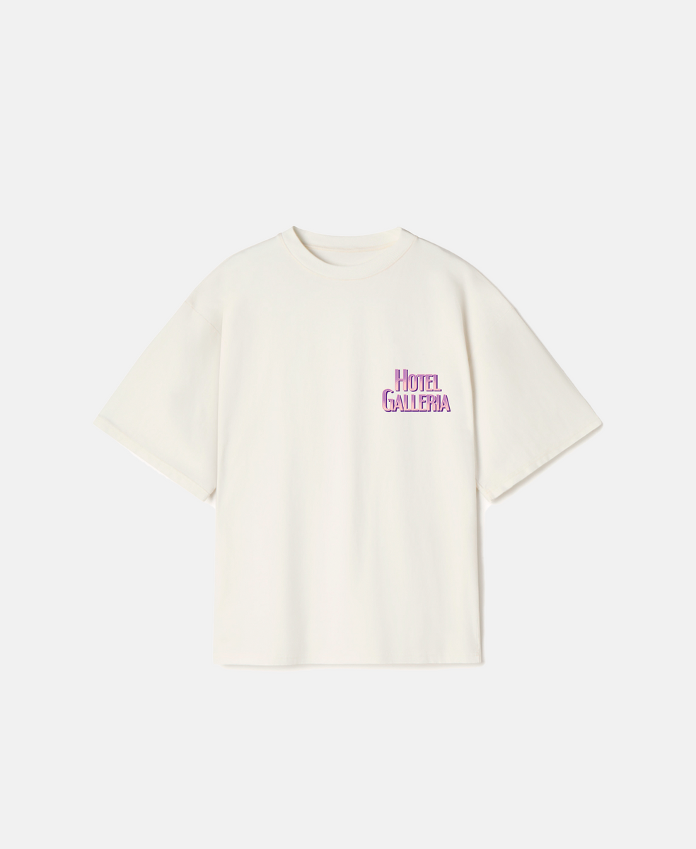 Hotel Galleria T-Shirt | Bone White – Core Galerie