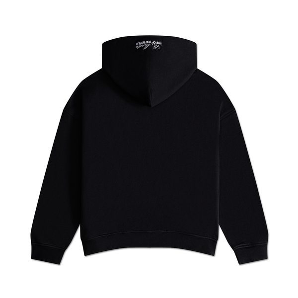 Top of the World Zip Hoodie | Jet Black