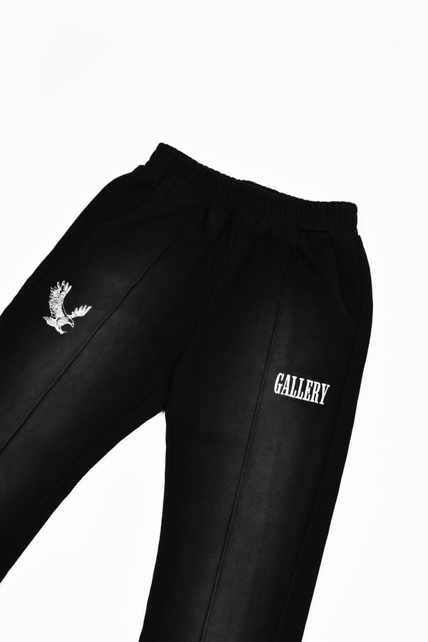 Eagle Logo Sweatpant | Sun Faded Black