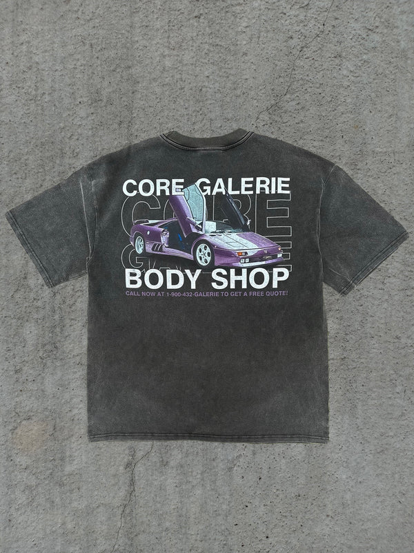 CG Body Shop T-Shirt | Vintage Dark Gray