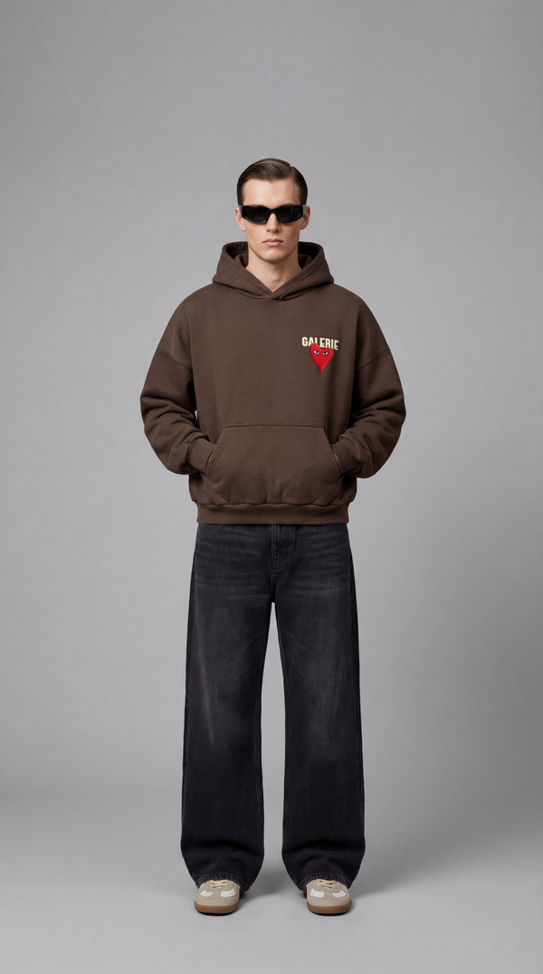 Blind for Love Hoodie | Mocha Brown