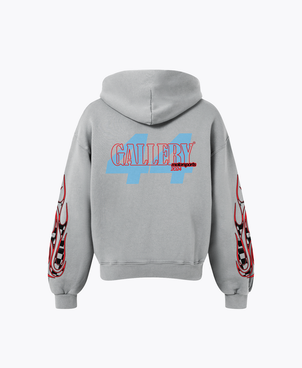 Gallery Motorsport Zip Hoodie | Gray