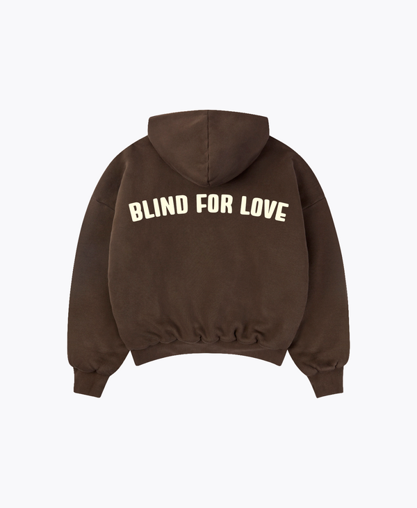 Blind for Love Hoodie | Mocha Brown