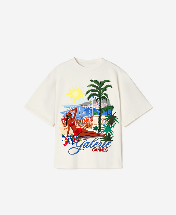 Cannes T-Shirt | Bone White