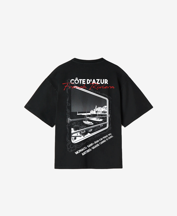 Azur Tee | Jet Black