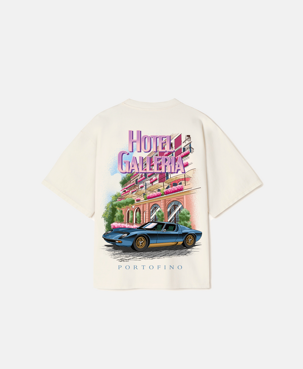 Hotel Galleria T-Shirt | Bone White