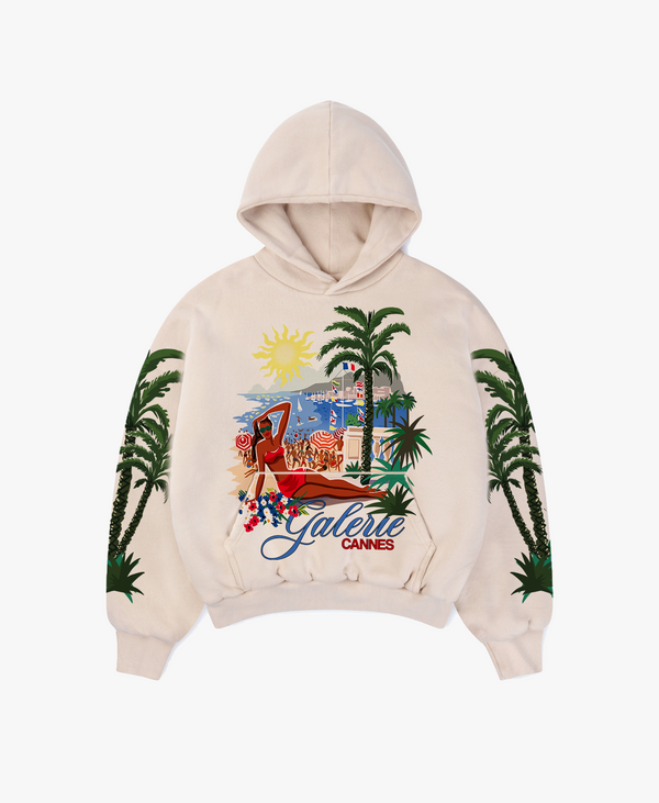 Cannes Hoodie | White Dust