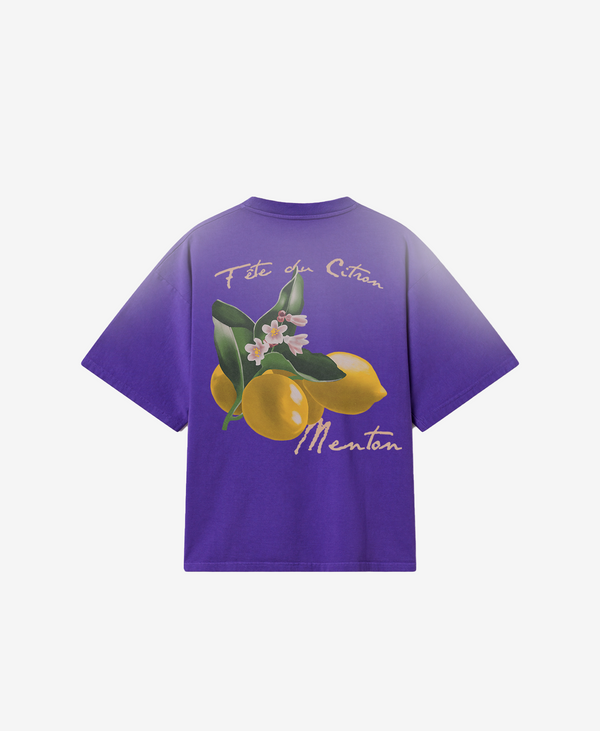 Fête du Citron T-Shirt | Sun Faded Purple