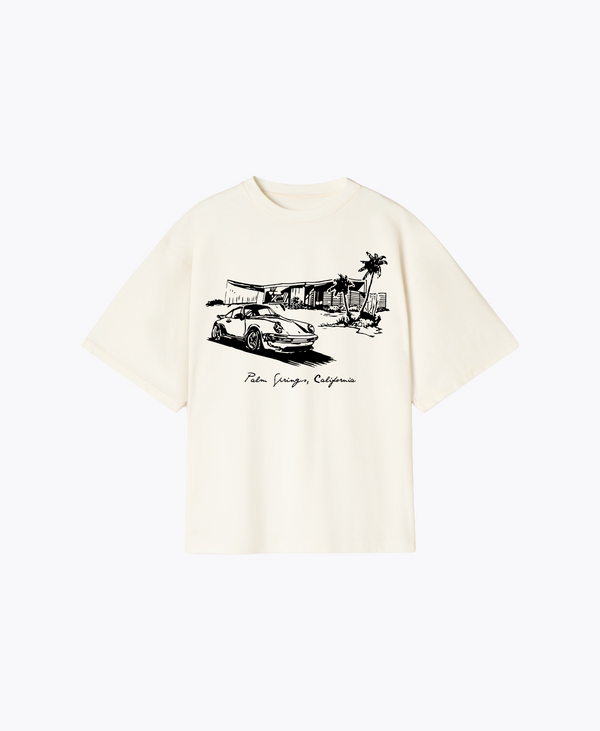 Palm Springs T-Shirt | Bone White