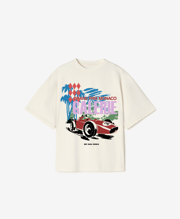 Monaco GP T-Shirt | Bone White