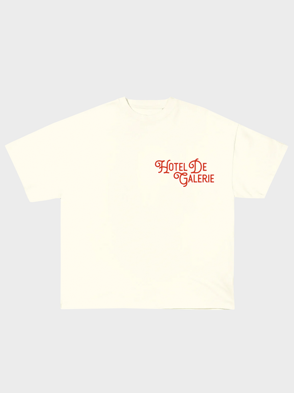 Hotel de Galerie T-Shirt | Bone White