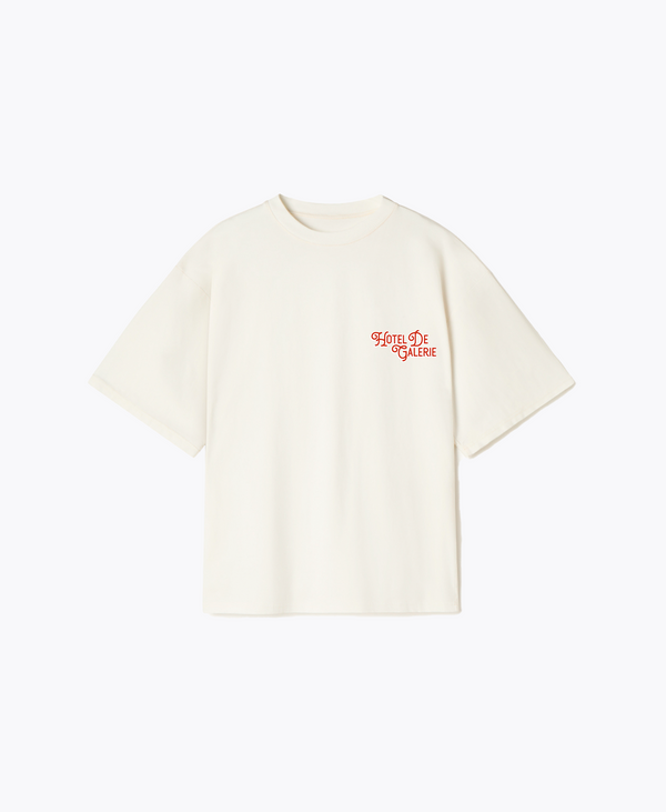 Hotel de Galerie T-Shirt | Bone White