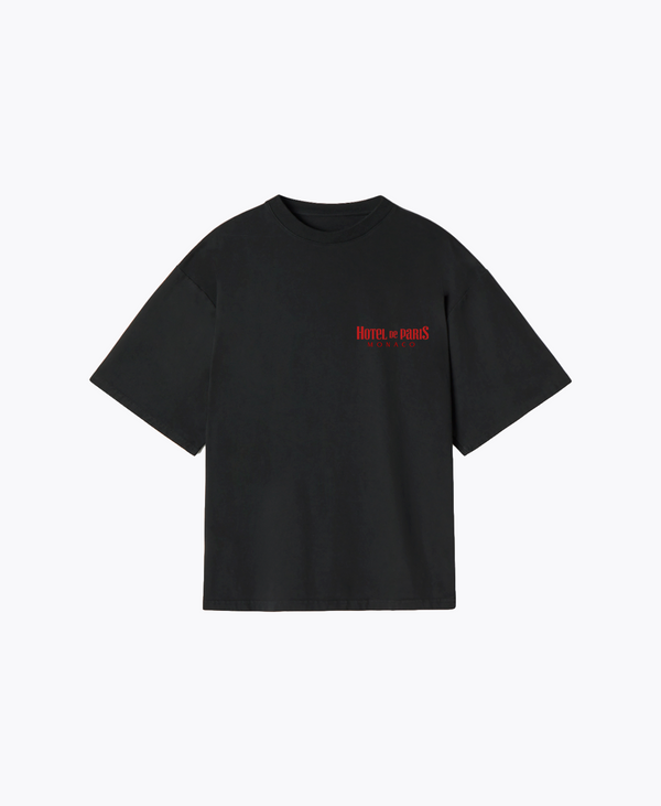 Hotel de Paris T-Shirt | Jet Black