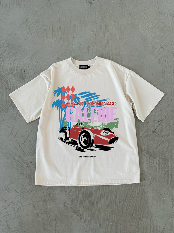 Monaco GP T-Shirt | Bone White