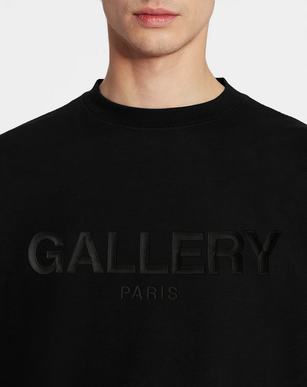 GALLERY Embroidery T-Shirt | Black