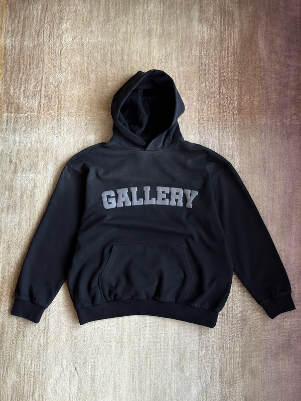 GALLERY Sun Faded Hoodie | Anthracite Black