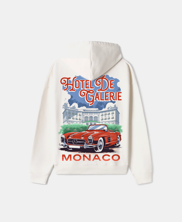 Hotel De Galerie Zip Hoodie | Bone White