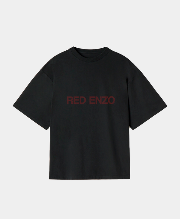 RED ENZO T-Shirt | Black