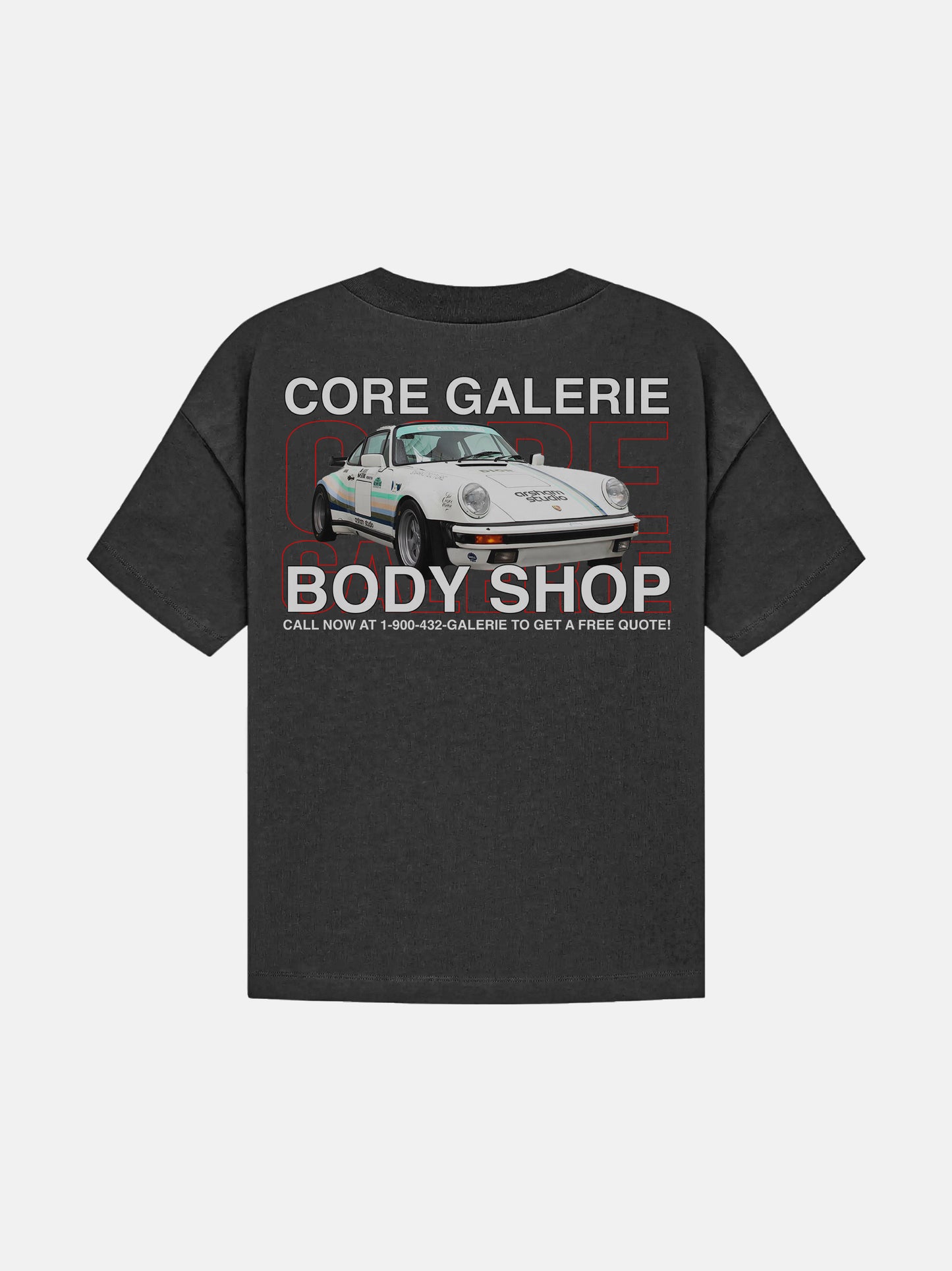 CG Body Shop TShirt Vintage Gray Core Galerie